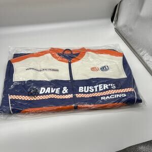 New Dave and Busters Leaderboard Challenge NASCAR Racing Jacket Mens Size Large